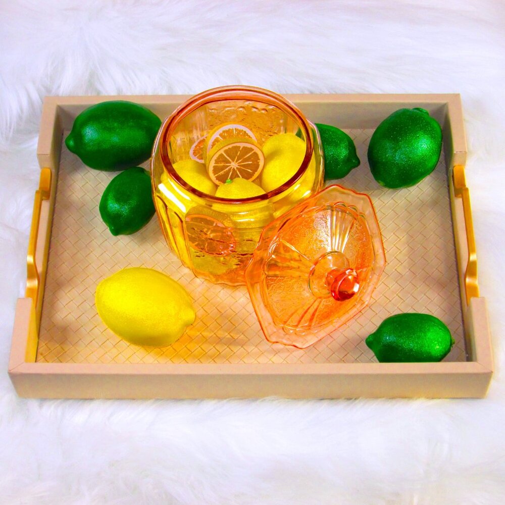 Anchor Hocking Pink Depression Glass Canister